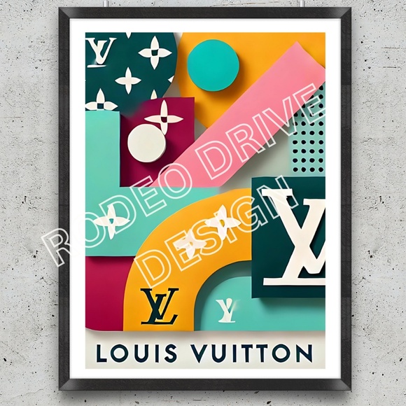 VUITTON WALL ART 11X17 PRINT VUITTON POSTER - Picture 1 of 2
